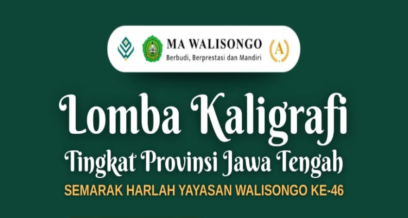 Rayakan Harlah ke-46, MA Walisongo Pecangaan Gelar Lomba Kaligrafi Eksklusif Se-Jawa Tengah