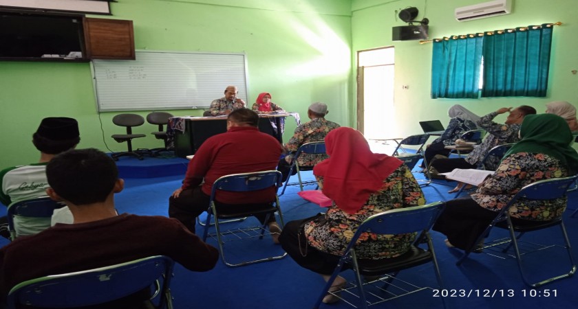 Rapat Pleno Akhir Semester Gasal Tahun Pelajaran 2023/2024