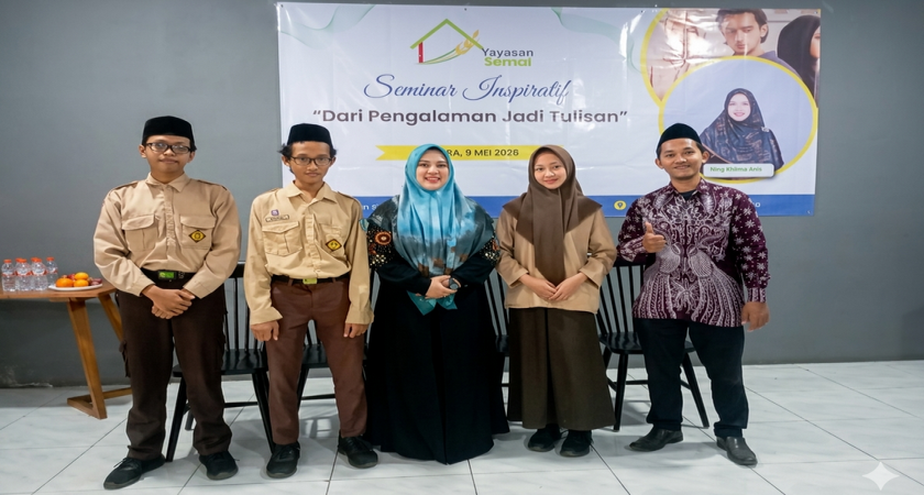 Asah Bakat Menulis, Tiga Siswa MA Walisongo Ikuti Seminar Kepenulisan Bersama Ning Khilma Anis